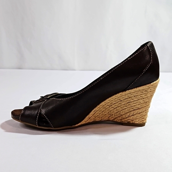 Aerosols Wedge Heels Sz 7 Brown - Picture 5 of 8